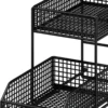 2 Tier under Sink Organizers Storage Pull Out Cabinet Organizer Storage Shelf Organizer Storage Rack for Bathroom Countertop